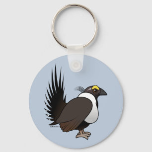 Birdorable vis manGrouse Nyckelring