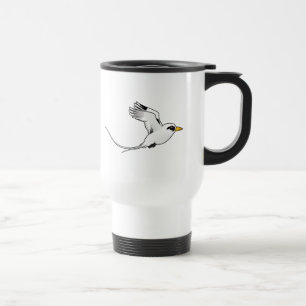 Birdorable Vit-tailed Tropicbird i flyg Resemugg