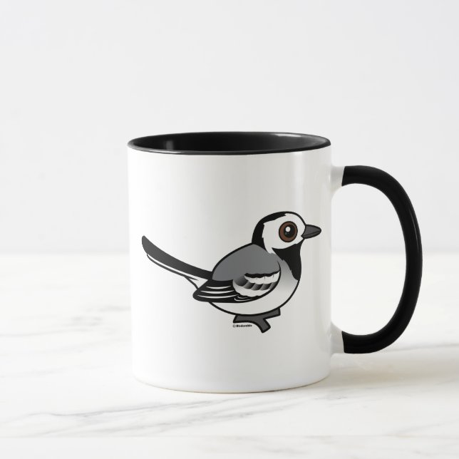 Birdorable vitWagtail Mugg (Höger)