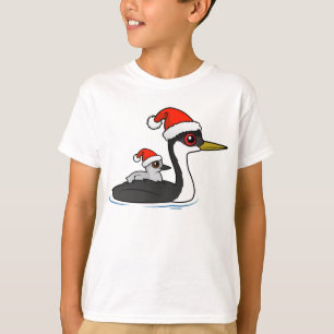 Birdorable Western Grebe Santa Tee