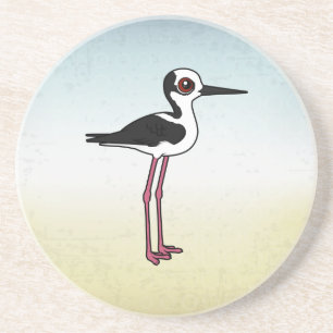 Birdorable White-Backback Stilt Underlägg