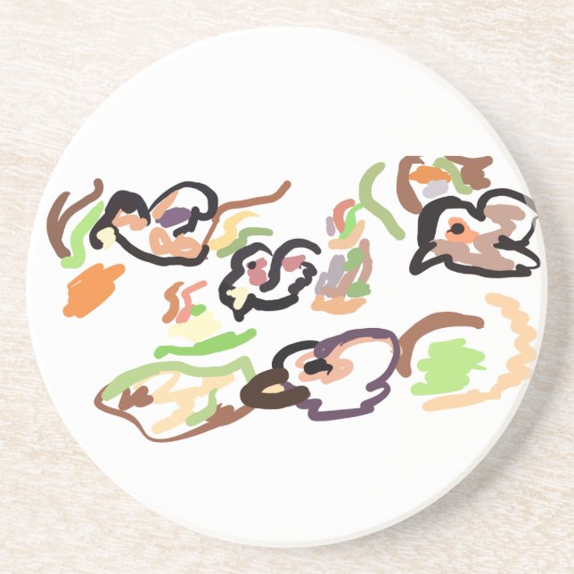 Birds and autumn underlägg (Framsidan)