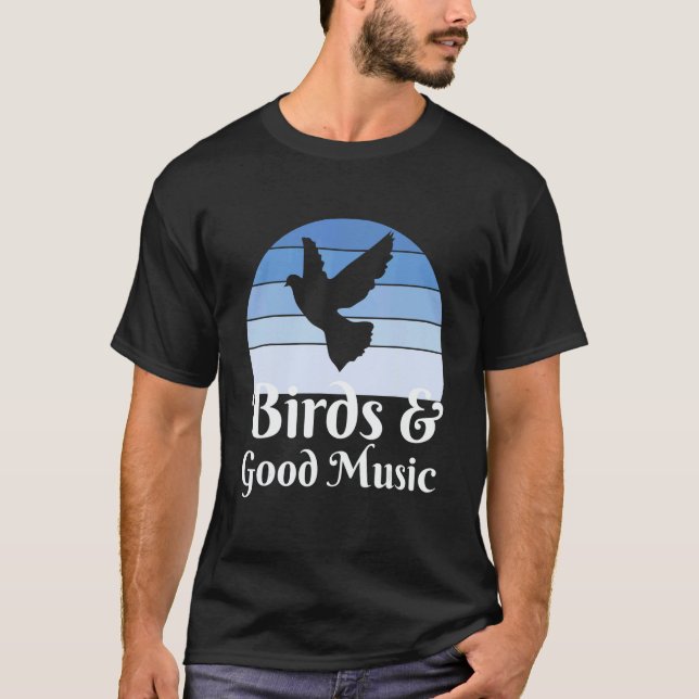 Birds And Goof Music T Shirt (Framsida)