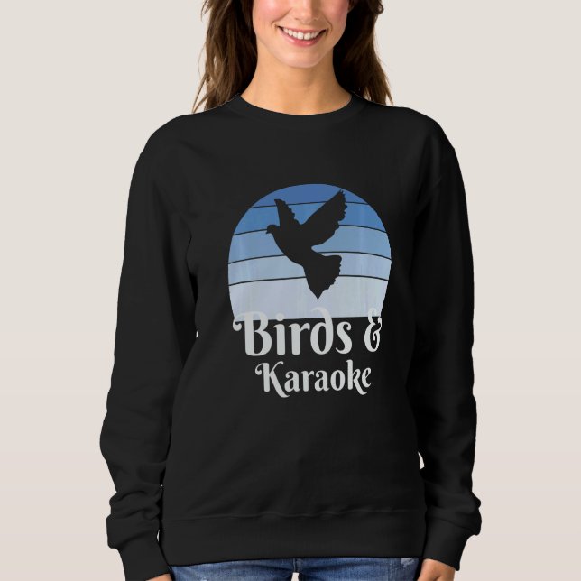 Birds And Karaoke   T Shirt (Framsida)