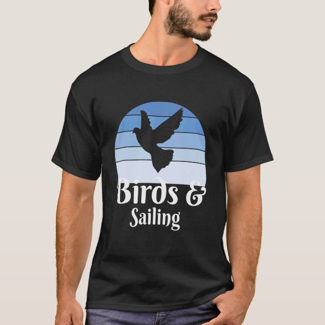 Birds And Sailing T Shirt (Framsida)