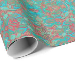 Birds Arabesque Bohemian Boho Turcos Mönster Presentpapper