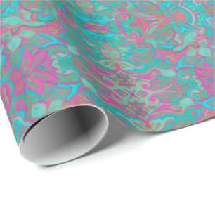Birds Arabesque Bohemian Boho Turcos Mönster Presentpapper