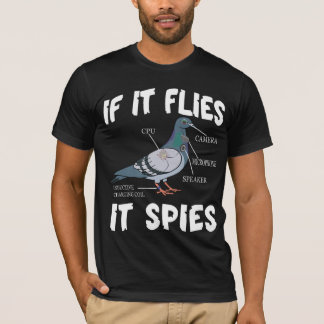 Birds Are Not Real Funny Bird Spies Conspiracy T Shirt
