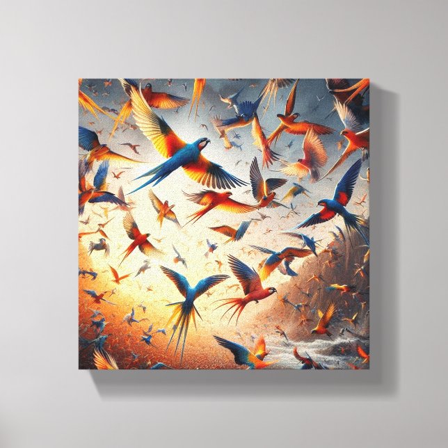 Birds Arts Canvastryck (Framsida)