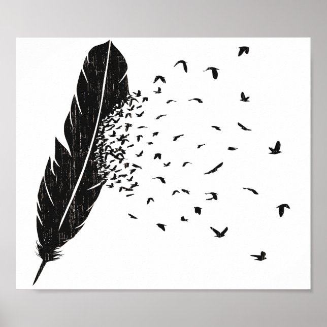 Birds Erupting of a Feather Poster (Framsidan)