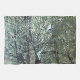 Birds' eye view tea towel kökshandduk