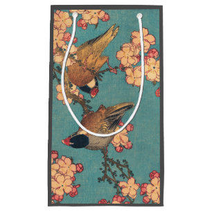 Birds Flowers Hokusai Japansk Art