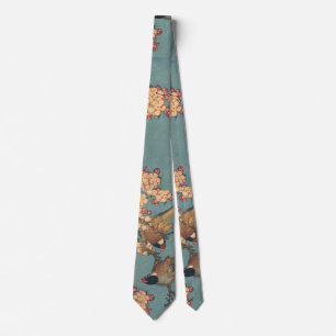 Birds Flowers Hokusai Japansk Art Slips