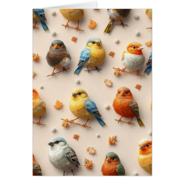Birds Hälsningskort (Framsidan)