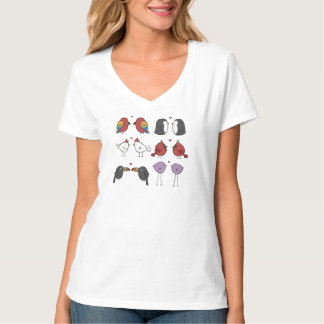 Birds In Love T Shirt