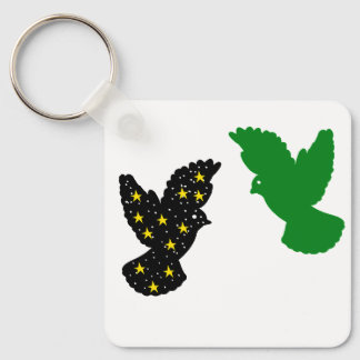 Birds Keychain – Twin Glide Silhouette Emblem Nyckelring