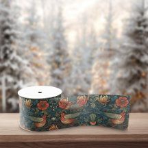 Birds Löv Blommigt Vintage William Morris Mönster