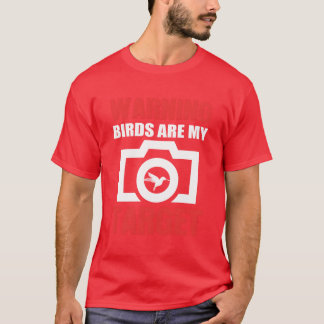 Birds myarget Wildlife Photographer Gift-familjen T Shirt