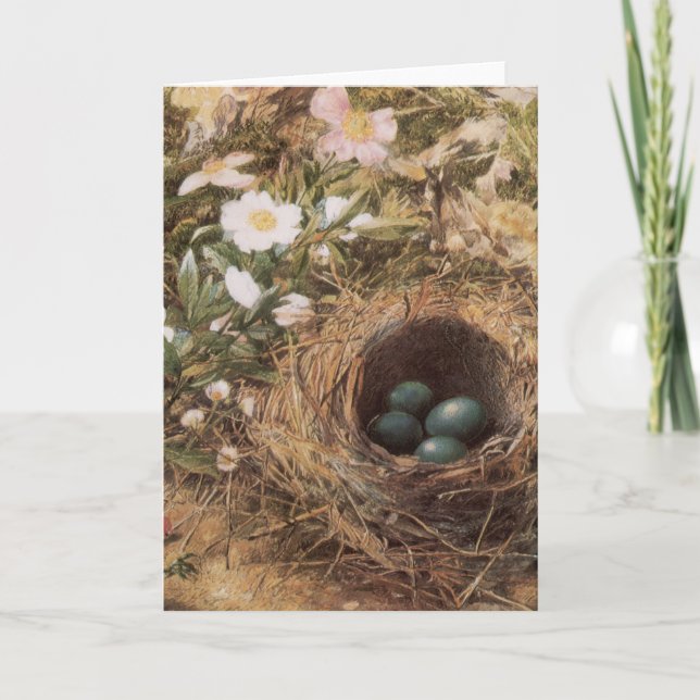 Birds Nest och Hund av John William Backe Kort (Framsida)