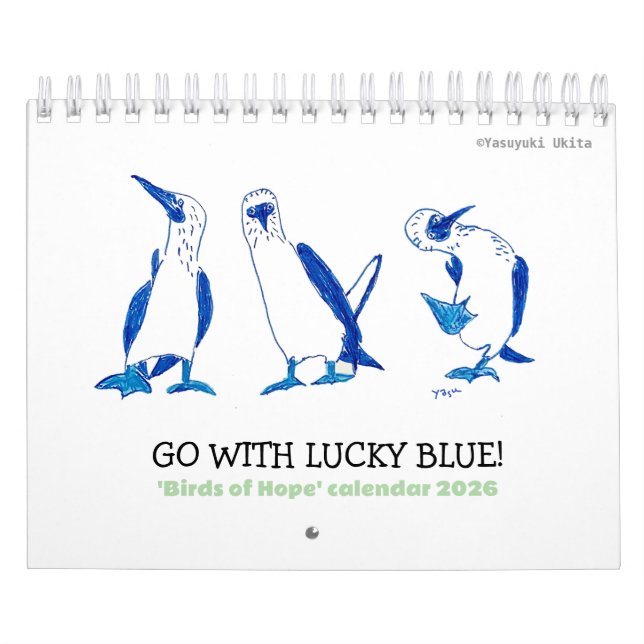 'Birds of Hope' Calendar 2026  Kalender (Omslag)