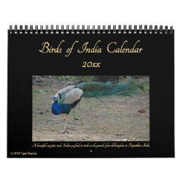 Birds of India Nature Wildlife Photography 2025-26 Kalender