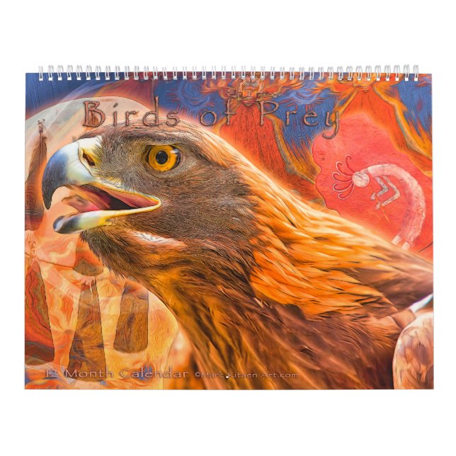 BIRDS OF PREY ART #1 KALENDER (Omslag)