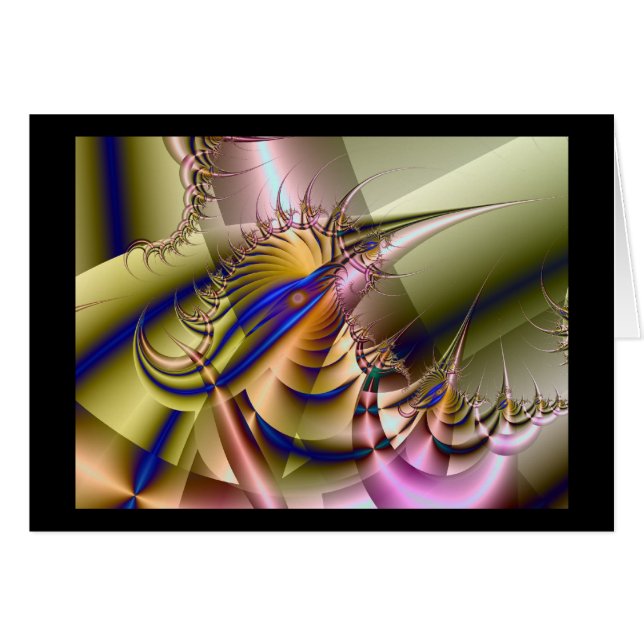 Birds Öga Hälsningskort (Framsidan Horizontal)