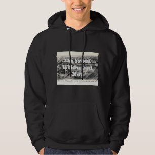 Birds Öga View, Wildwood, New jersey, Vintage Hoodie