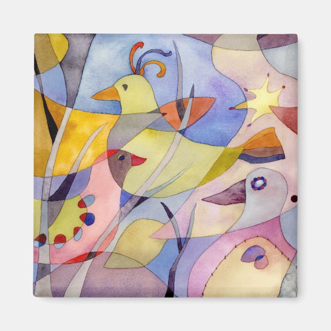 Birds Paradise Gift Magnet (Framsidan)