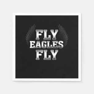 Birds Philadelphia Team Fly Eagles Fly Philly Foot Pappersservett