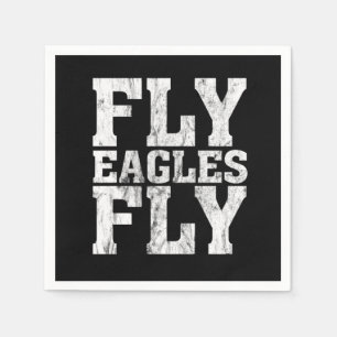 Birds Philadelphia Team Fly Eagles Fly Philly Foot Pappersservett