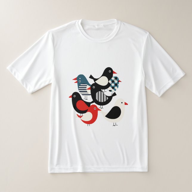 Birds T Shirt (Laydown)