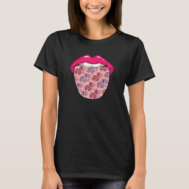 Birds Tongue Bird   Watching Watcher Ornithology B T Shirt (Framsida)