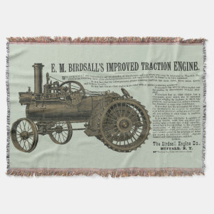 Birdsalls ångmotor 1889 Farm Tractor Filt