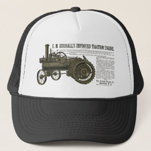 Birdsalls ångmotor 1889 Farm Tractor Keps