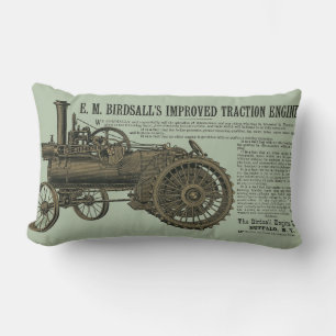 Birdsalls ångmotor 1889 Farm Tractor Lumbarkudde