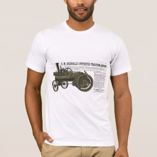 Birdsalls ångmotor 1889 Farm Tractor T Shirt