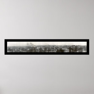 Birdseye av det Augusta GA fotoet 1909 Poster