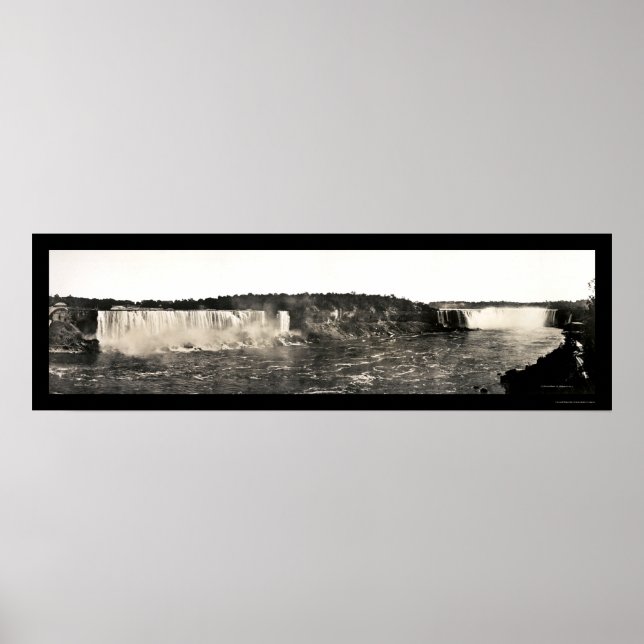 Birdseye Niagara Falls Photo 1916 Poster (Framsidan)