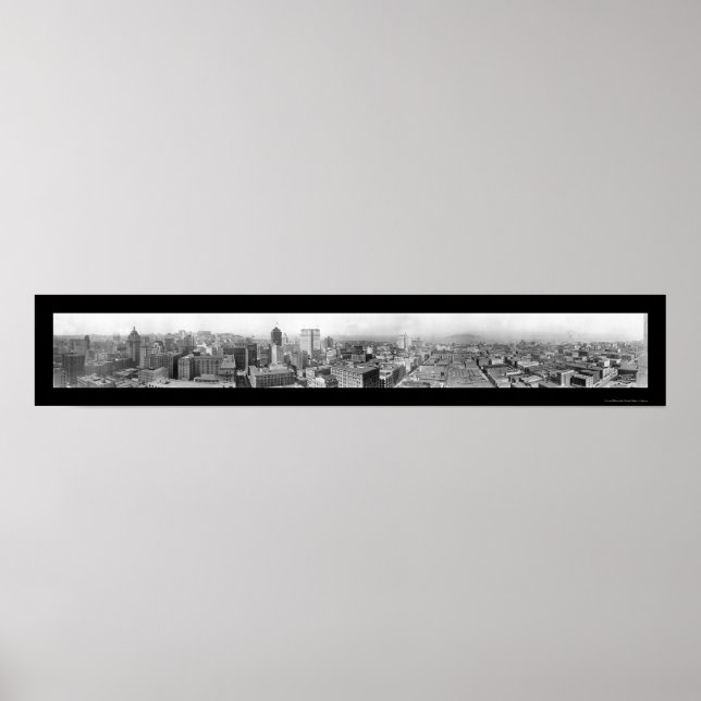 Birdseye San Francisco Photo 1925 Poster (Framsidan)