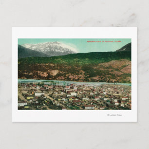 Birdseye View of Skagway, AlaskaSkagway, AK Vykort