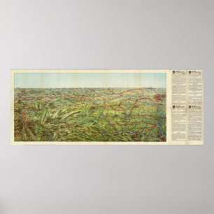 Birdseyes View Underbar Plains Poster