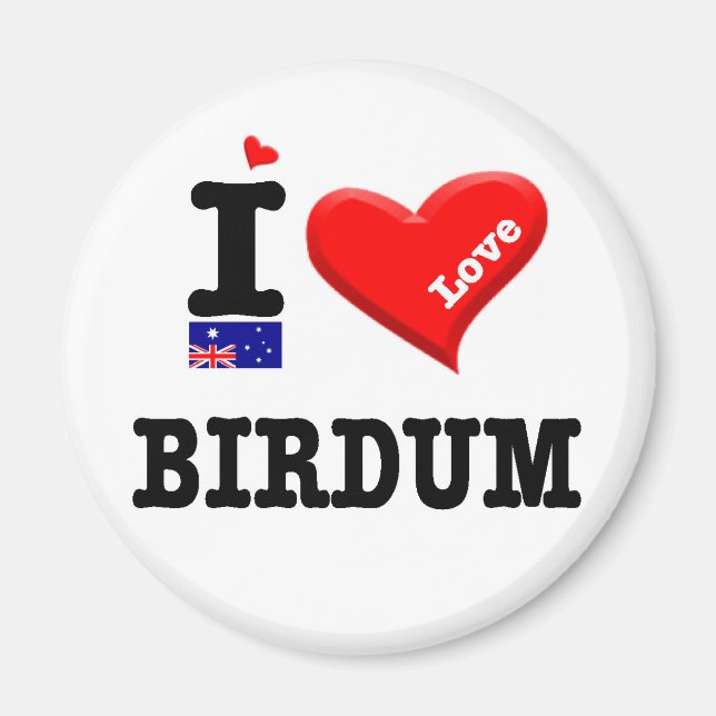 BIRDUM - I Kärlek Magnet (Framsidan)