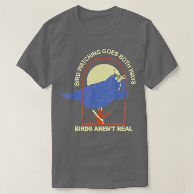 Birdwatching Goes Both Ways 2 T Shirt (Design framsida)