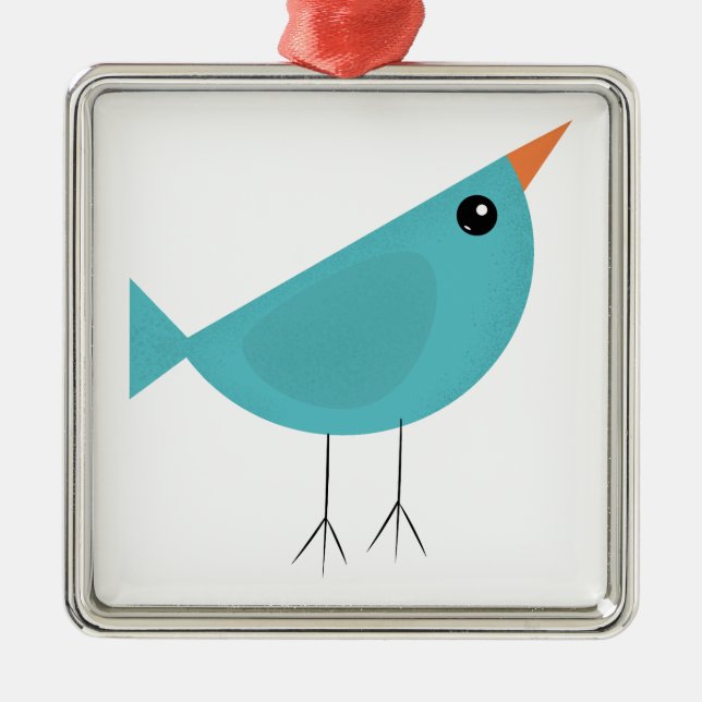 Birdy Julgransprydnad Metall (Framsidan)