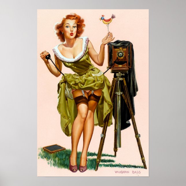 Birdy Pin Up Poster (Framsidan)