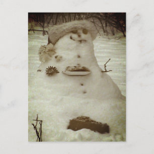 Birdy Snögubbe Vykort