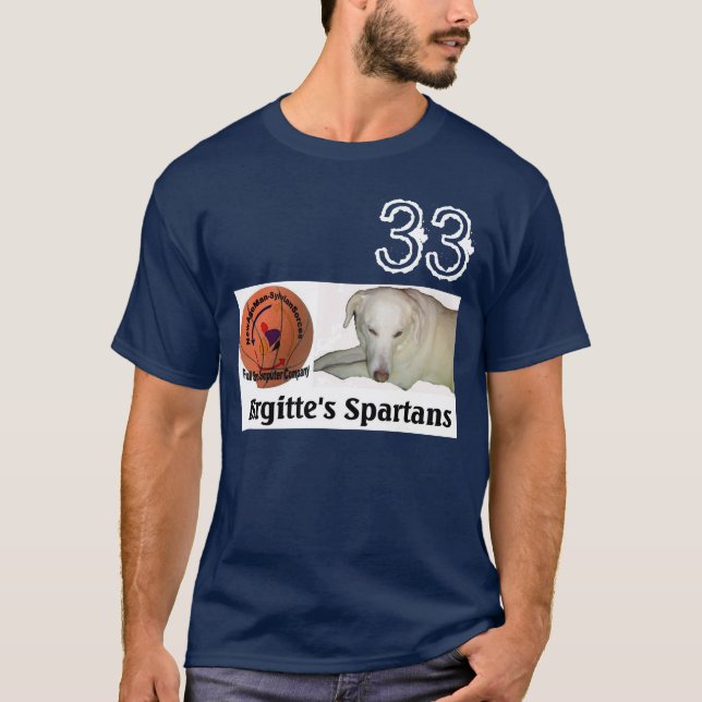 Birgitte' s Spartans, skräddarsy 33 - Tee (Framsida)