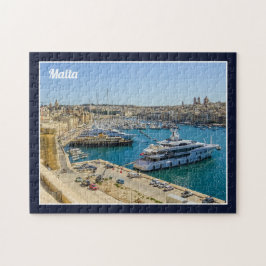 Birgu Waterfront Vittoriosa Marina St Angelo Malta Pussel