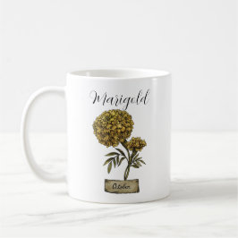 Birkeland OCTOBER Birthday Marigold Kaffemugg